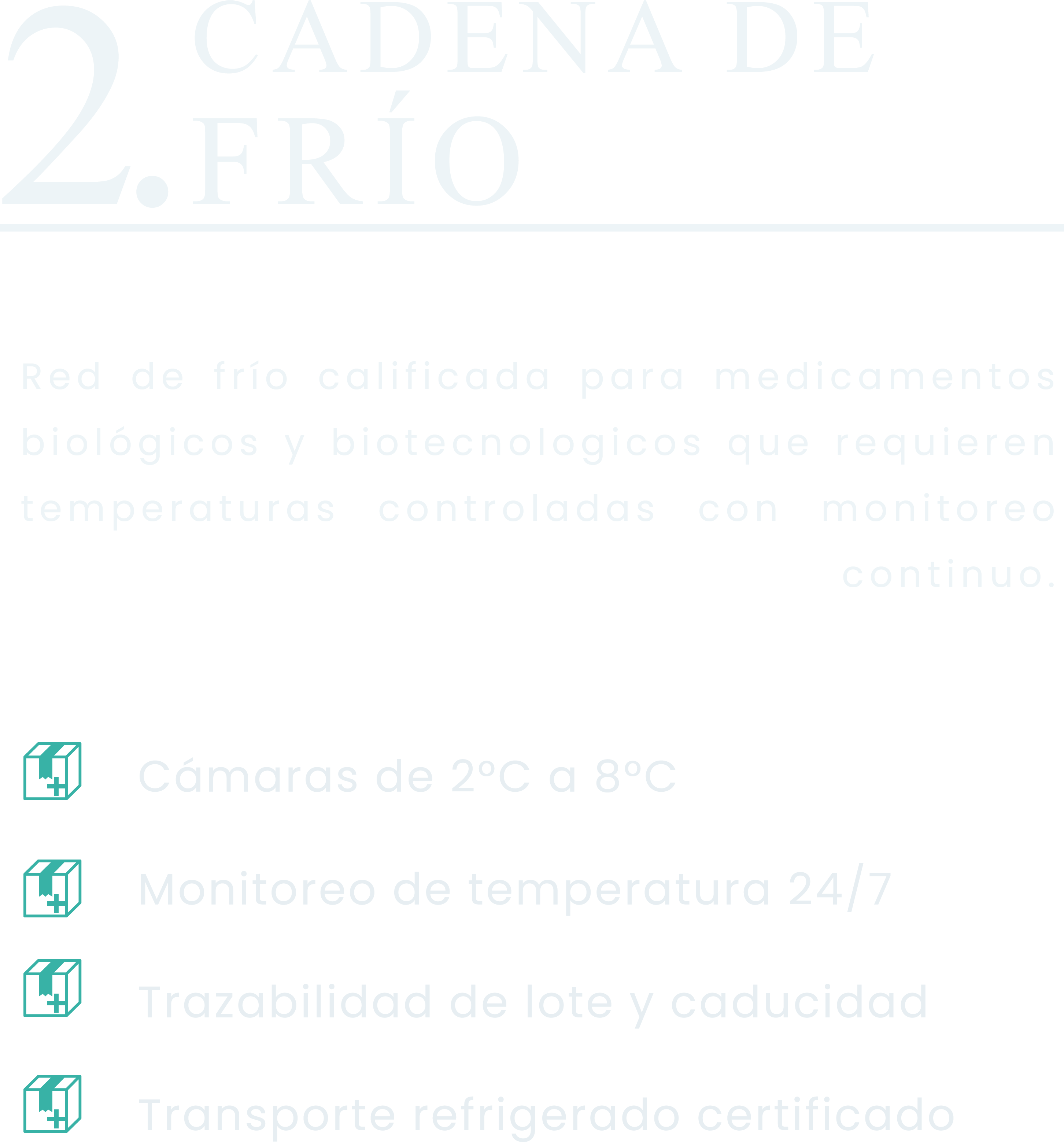 Detalles Cadena de Frío